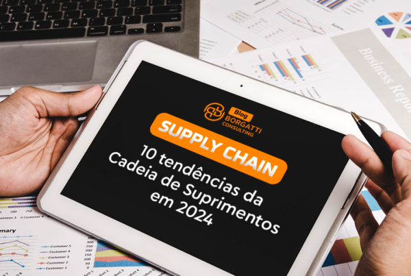 Uma representação visual de dez tecnologias eficazes da cadeia de abastecimento doméstico, enfatizando os avanços na eficiência operacional e na gestão.